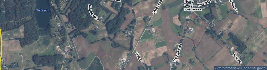 Zdjęcie satelitarne Brzozowa ul.